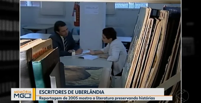 Memória MG: Reportagem de 2005 do MG1 Revela a Riqueza Literária de Uberlândia e sua Importância Cultural