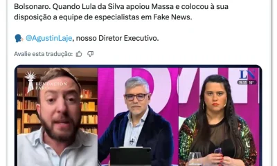 Milei intensifica tensão com Brasil e compartilha críticas a Lula em rede social