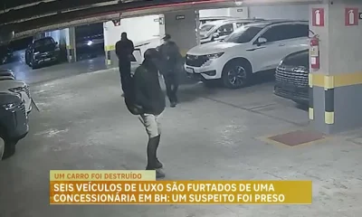 Quadrilha de Luxo: Seis Veículos de Alto Padrão São Furtados de Concessionária em BH; Um Suspeito é Preso em Flagrante