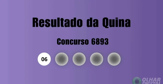 Quina 6893: Prêmio de R$ 4 milhões acumula e nenhum apostador fatura a quina; veja números sorteados