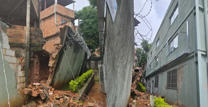 Risco de Desabamento Atrás de Hospital Evangélico Força Evacuação Parcial na Região Centro-Sul de BH