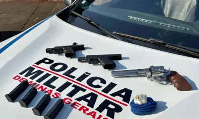Governo Zema veta pontuação de apreensão de armas legais para bônus de policiais em Minas Gerais