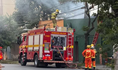 Incêndio em hamburgueria no Prado, em BH, mobiliza Bombeiros e assusta clientes