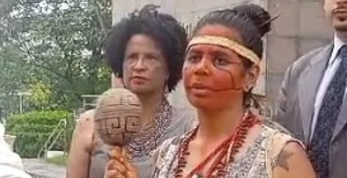 Presa por pichar estátua no Centro de BH se define como 'manifestação política, artística e espiritual'