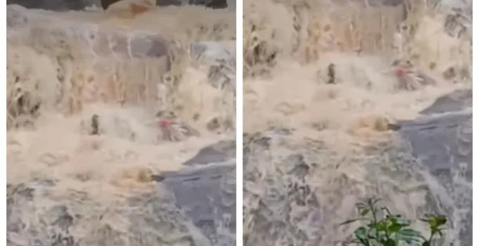 Jovem de 18 anos morre arrastado por correnteza e cai em cachoeira em Santa Rita do Itueto, Leste de Minas