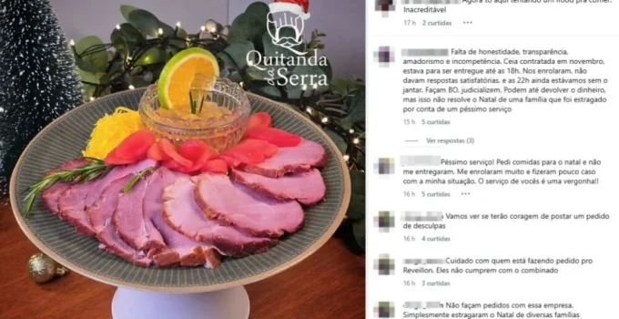 Buffet de BH Deixa Clientes Sem Ceia de Natal Após Falta de Entregas e Gera Revolta