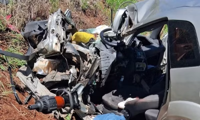Motorista fica em estado grave após colisão com caminhão na MG-187, em Serra do Salitre