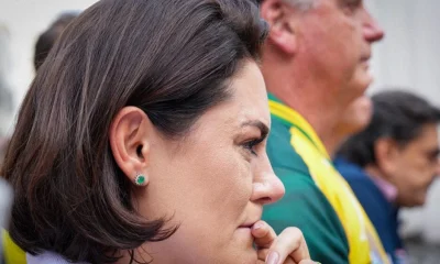 Michelle Bolsonaro homenageia o marido após alta hospitalar e retorno à PF