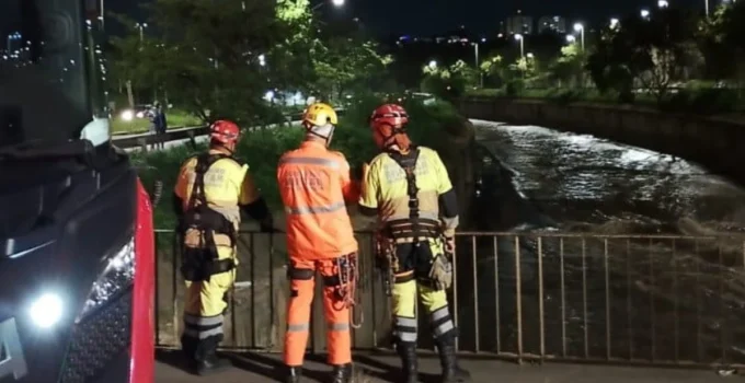 Homem é Arremessado em Rio Arrudas Durante Briga e Desaparece em Belo Horizonte