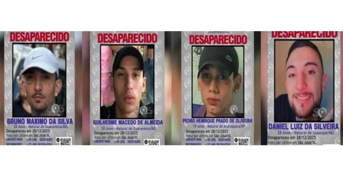 Corpos em vala em SC podem ser de jovens mineiros e paulista desaparecidos após buscarem trabalho no Sul