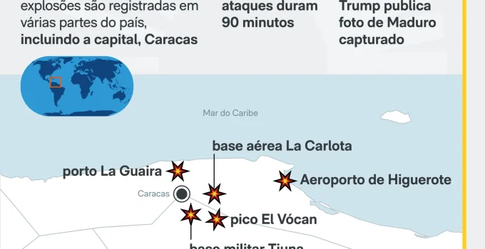 Brasil considera vice de Maduro presidente interina da Venezuela após ação militar dos EUA
