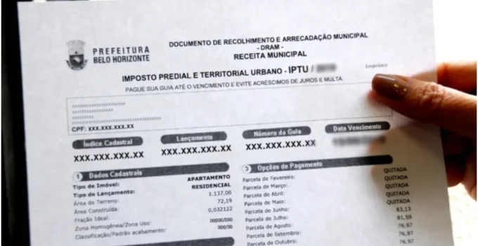 IPTU BH 2026: Saiba Como Parcelar e Aproveitar Descontos para Pagamento