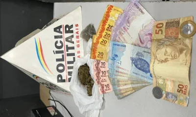 Adolescente apreendido em Santana do Paraíso com drogas e dinheiro em operação policial