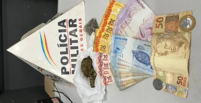 Adolescente apreendido em Santana do Paraíso com drogas e dinheiro em operação policial
