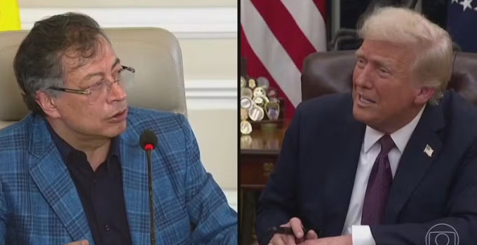 Trump e Petro selam encontro na Casa Branca após telefonema para acalmar tensões