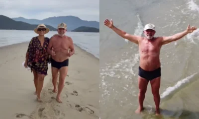 Em vídeo na praia, Lula prega contra 'preconceito entre direita e esquerda'