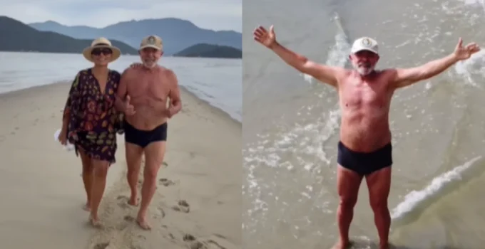 Em vídeo na praia, Lula prega contra 'preconceito entre direita e esquerda'
