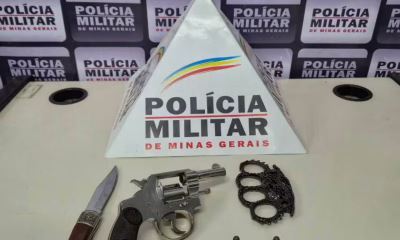 Idoso de 73 Anos é Preso com Revólver e Soco Inglês Após Briga em Distrito de Itabira, Vale do Aço