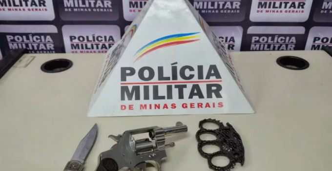 Idoso de 73 Anos é Preso com Revólver e Soco Inglês Após Briga em Distrito de Itabira, Vale do Aço