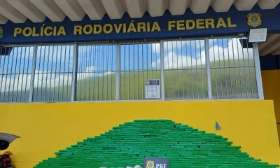 PRF apreende 200 kg de drogas destinadas ao Vale do Aço em Rio Casca; motorista é preso