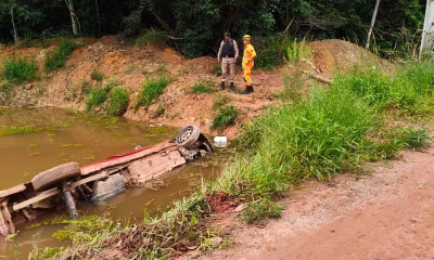 Tragédia no Sul de Minas: Homem de 69 anos morre após carro cair em represa em Bueno Brandão; outros acidentes deixam mortos e feridos