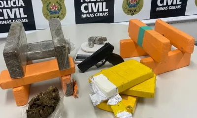 Operação da Polícia Civil em Betim desarticula ponto de drogas do PCC com apreensão de 14 kg de entorpecentes
