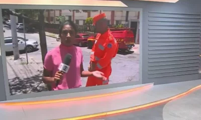 Repórter da Globo Minas é picada por abelhas durante reportagem sobre ataques de insetos em Belo Horizonte