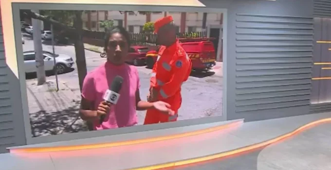Repórter da Globo Minas é picada por abelhas durante reportagem sobre ataques de insetos em Belo Horizonte