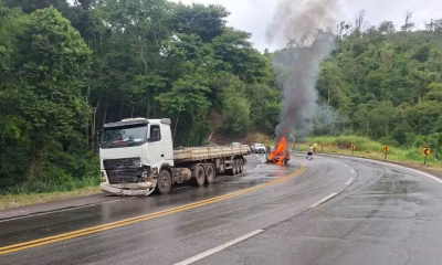 Tragédia na BR-381: Colisão entre carreta e carro deixa dois mortos e interdita pista em João Monlevade