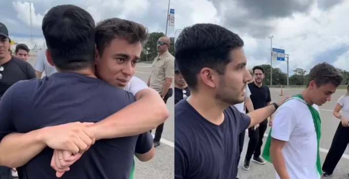 André Fernandes se junta a Nikolas Ferreira em caminhada de 240 km contra prisão de Bolsonaro