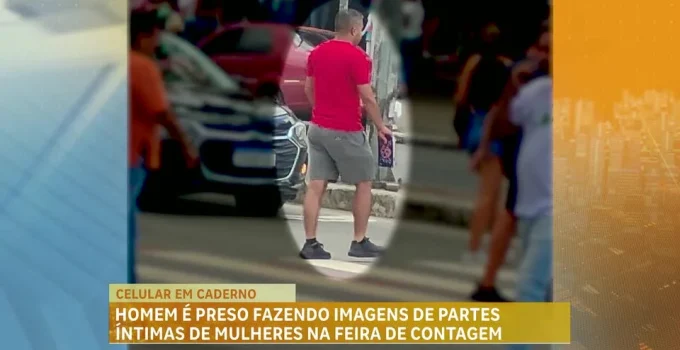 Homem é preso em Contagem após filmar partes íntimas de mulheres em feira de artesanato para vender na internet