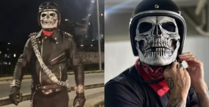 O 'Motoqueiro Fantasma' de BH: Conheça o servidor público por trás da máscara que viralizou em vídeo inusitado