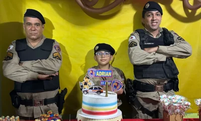 PM de Governador Valadares Realiza Sonho de Menino de 11 Anos em Festa Temática da Corporação