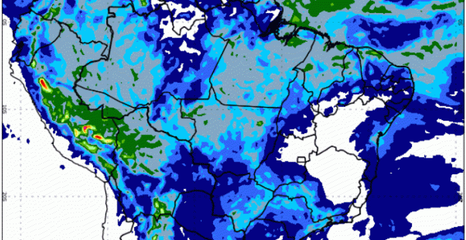 Minas Gerais em Alerta: Chuvas Intensas Podem Superar 120mm em Diversas Regiões; Sul do Brasil Enfrenta Calor Extremo