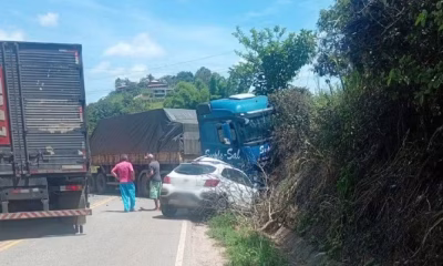Motorista morre em grave colisão entre carro e carreta bitrem na MGC-265, entre Mercês e Rio Pomba