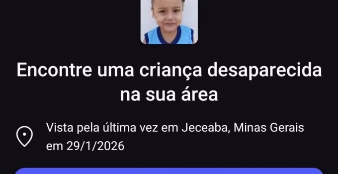 Alice, Menina Autista de 4 Anos, Desaparece em Jeceaba; Ministério da Justiça Aciona Alerta Nacional