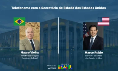 Vieira e Rubio definem agenda para possível encontro entre Lula e Trump