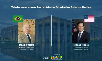 Mauro Vieira e Marco Rubio buscam destravar relações Brasil-EUA com foco em comércio e segurança