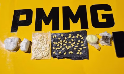 Motociclista é preso com 50 comprimidos de MDA, cocaína e skunk na MG-353, destino seria estudante em Rio Pomba