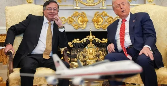 Trump e Petro Trocam Elogios em Reunião na Casa Branca Após Meses de Tensão