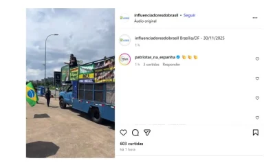 Manifestantes em Brasília pedem liberdade para Bolsonaro e criticam STF