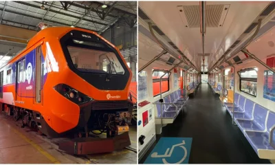 Metrô de BH: Novo trem com Wi-Fi e ar-condicionado chega à capital e deve operar em maio
