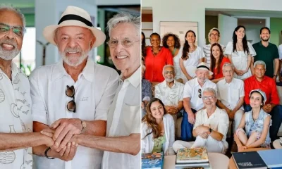 Lula almoça com Gilberto Gil, Caetano Veloso e Jerônimo Rodrigues em Salvador