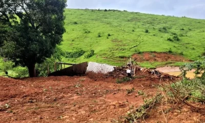 Temporal em MG: Família de quatro pessoas morre soterrada após deslizamento de terra em Eugenópolis