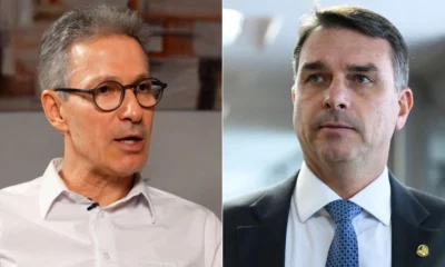 Aliados de Flávio Bolsonaro veem em Romeu Zema um trunfo mineiro para a vice-presidência em 2026