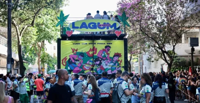 Lagum promete multidão no Funcionários e consolida bloco como destaque do Carnaval de BH