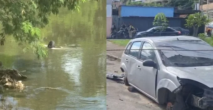 Motorista em Fuga de Tiroteio Morre Após Veículo Cair no Ribeirão da Onça, em BH