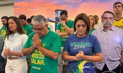 Michelle Bolsonaro e Romeu Zema lançam Eduardo Girão pré-candidato ao governo do Ceará em evento com foco na direita nacional
