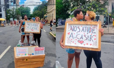 Paola e Mariana: Casal LGBTQIAPN+ vende bebidas em blocos de BH para financiar casamento dos sonhos