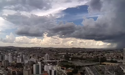 Defesa Civil de BH emite alerta para chuvas fortes com raios e ventos de até 45 km/h até terça-feira